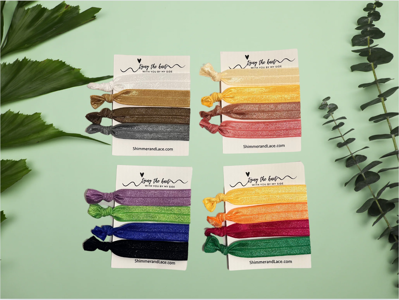 Bridesmaids Party Favors | Bridesmaids Hair Tie | Tying The Knot | Bridesmaids Gifts | Wedding Favors
