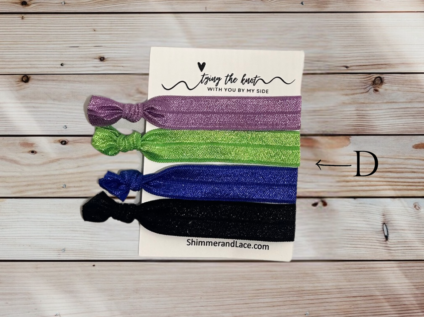 Bridesmaids Party Favors | Bridesmaids Hair Tie | Tying The Knot | Bridesmaids Gifts | Wedding Favors