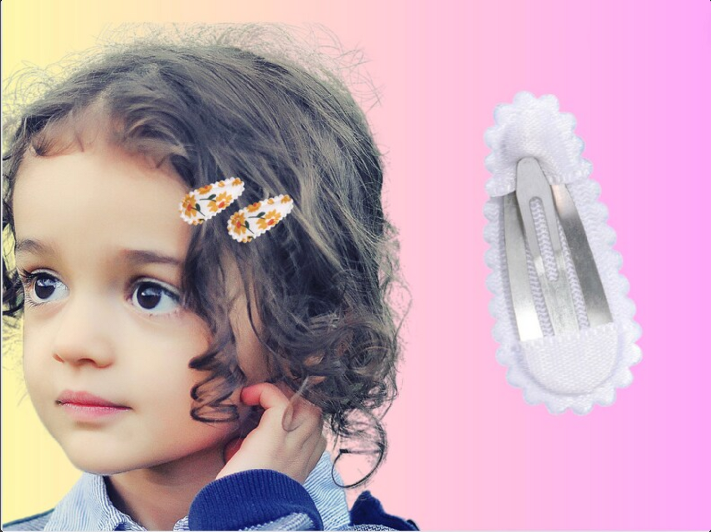 Mini Snap Hair Clip, Baby Girl Hair Clips