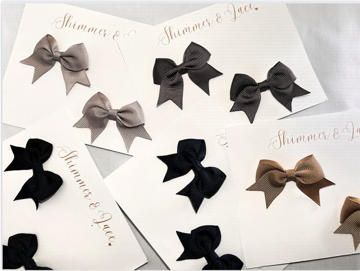 Set of 2 Mini Hair Bows