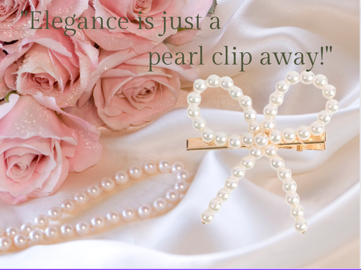 Pearl Hair Clip, Bridesmaid Clip, Special Occasion Hair Clip