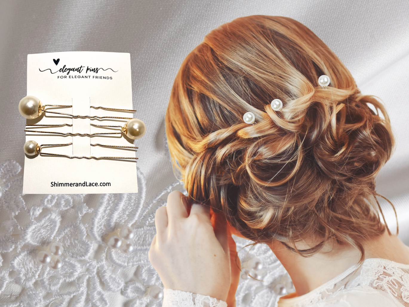 Wedding Hair Pins | Pearl Hair Pins | Bridal Bobby Hair Pins | Headpieces for Brides Bridesmaids | Hair Accessories