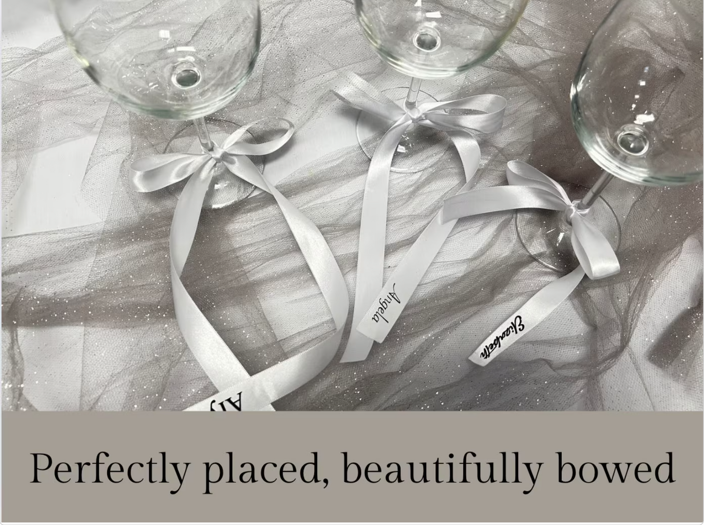 White Name Cards Place Cards, Customizable Satin, Ribbon Place Card,  Elegant Seating tags, For Any Special Occasion Place Card, Unique Card