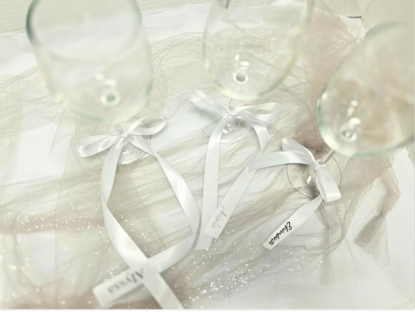 White Name Cards Place Cards, Customizable Satin, Ribbon Place Card,  Elegant Seating tags, For Any Special Occasion Place Card, Unique Card